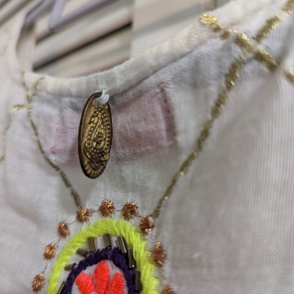 Ruby Yaya Embroidered Tunic Kaftan Dress Size XL - Picture 5 of 10